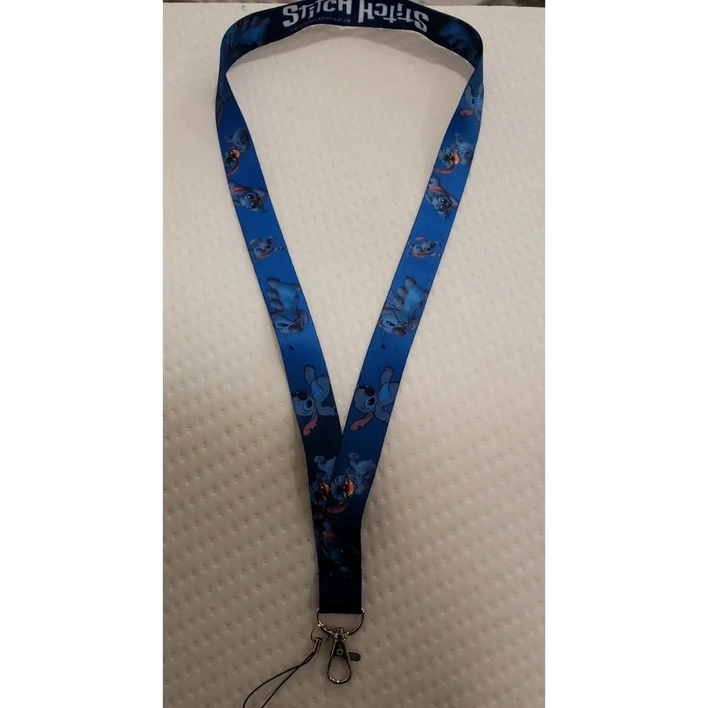 Disney STITCH Pin Trading Neck lanyard ID keys‎ NEW 025